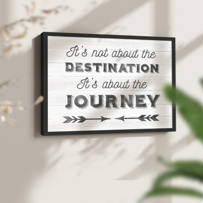 Destination -Framed Print - Restickable