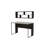 Traudel Writing Desk With Wall Shelf-364648058