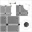 9 Pair Stackable Shoe Storage Cabinet-445785967