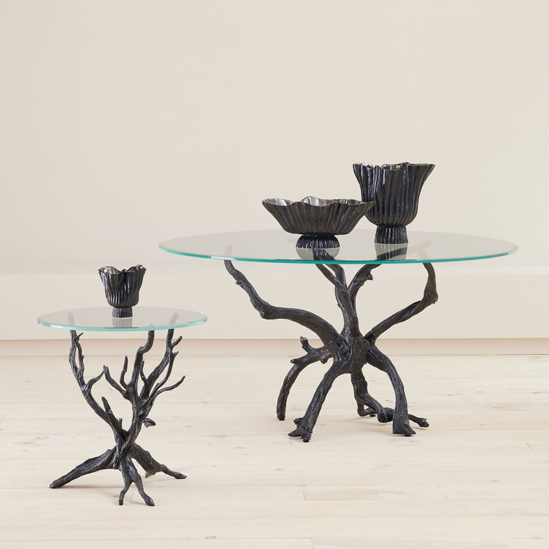 Glass End Table