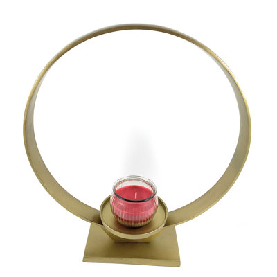 14.5'' H Metal Pillar Candle Holder