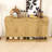 Farmhouse Sideboard Buffet with Adjustable Shelf, 3 Drawers, 4 Doors and Open Compartments-1409027336