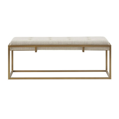 Odeh Polyester Upholstered Bench -  Corrigan StudioÂ®, E00DD915999A42AD9787FAF3B7E9385B