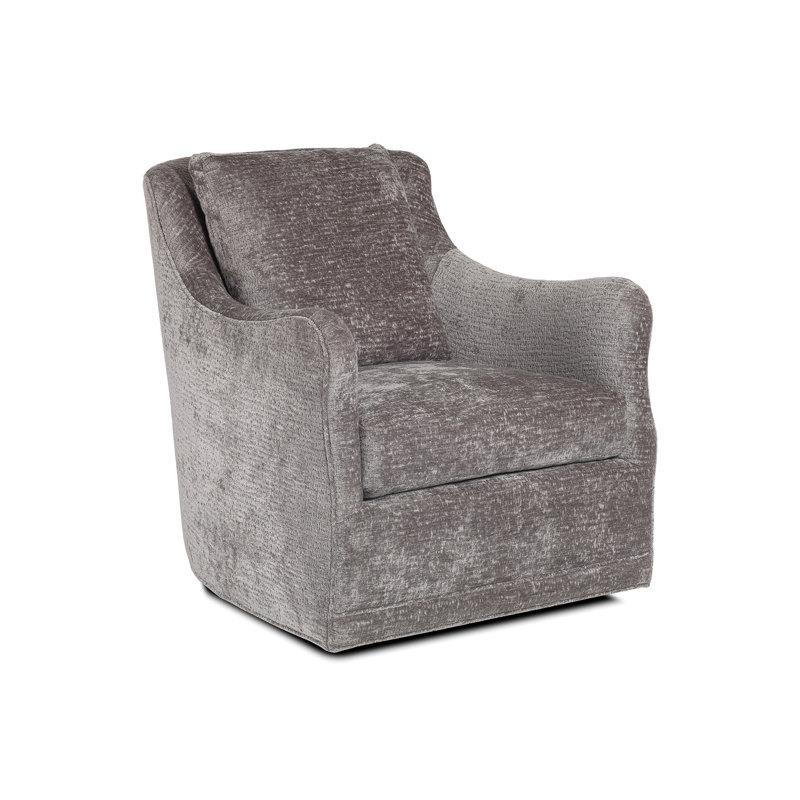 Arcadia Sculpted Arm Swivel Glider, Chadwyn Dijon