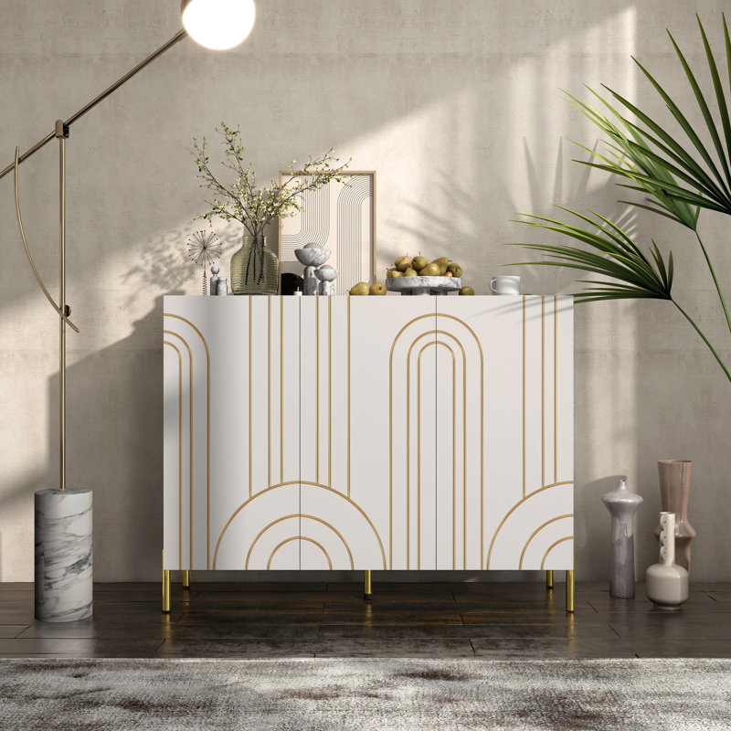 Parkey 48.07'' Sideboard, Black