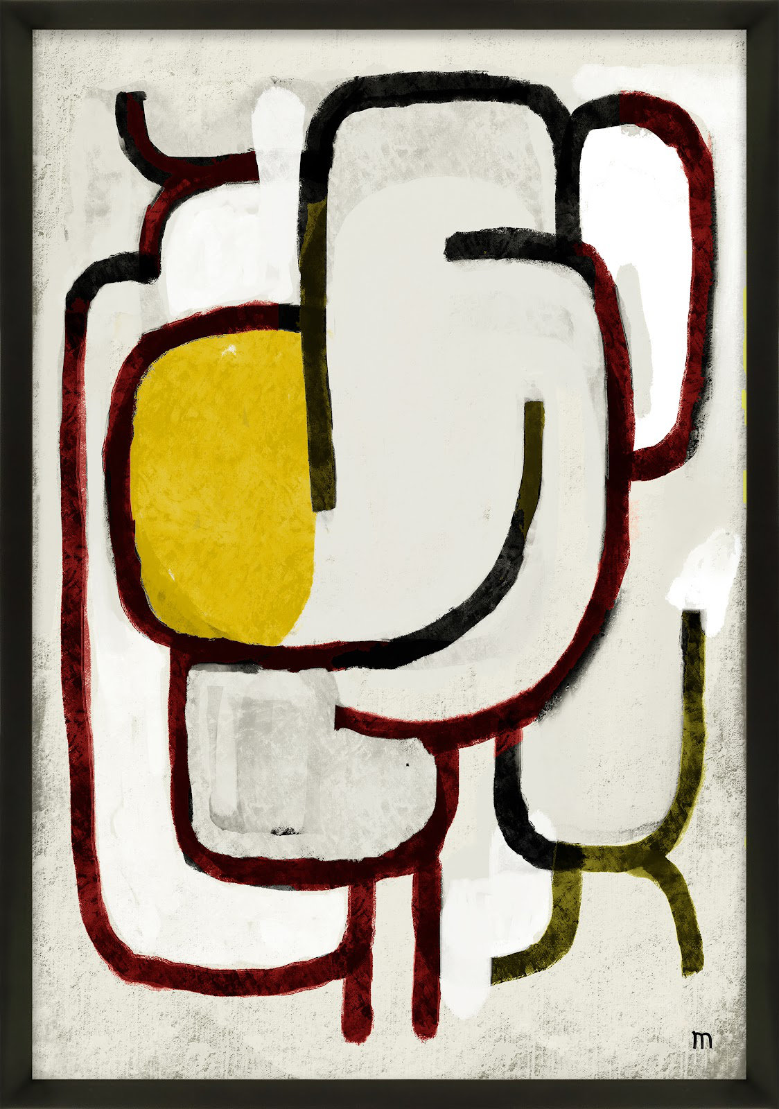 Lost In The Woods by Studiom, Black, 50" H x 35" W x 1.25" D