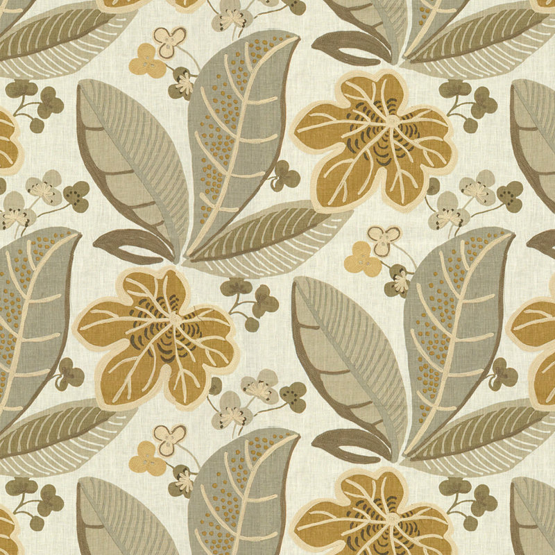 Barclay Butera Linen Blend Fabric, Pelican