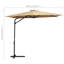 Alyvia 300 cm W X 300 cm D Hexagonal Cantilever Parasol-1632641973-1632641962