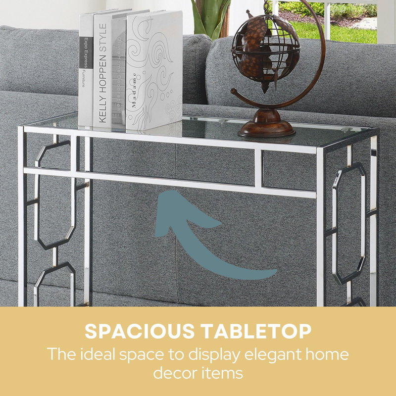 Brayley Omegal 31.5'' Console Table with Metal Frame