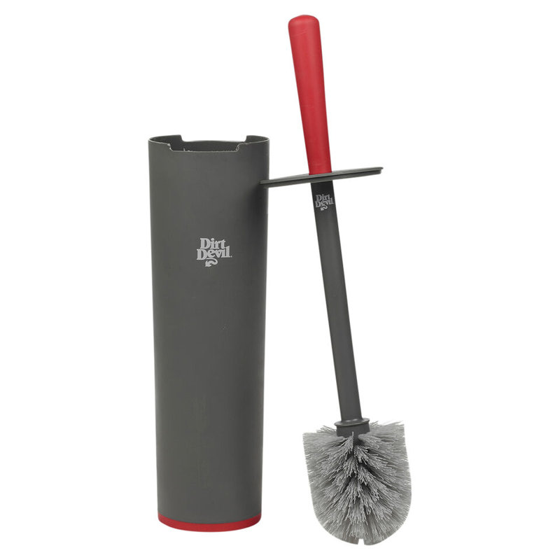 Toilet Brush With Holder Silicone Bathroom WC