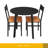 Hileman 2 - Person Four Leg Dining Set