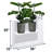 Metal Planter Box Black-314889760-314889768