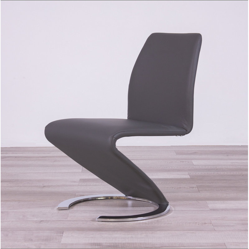 CHAISES DE SALLE À MANGER MARCUS HORSESHOE GRIS (ENSEMBLE DE 2), Gris