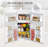 (White)Home Office Compact Refrigerator,Mini Fridge