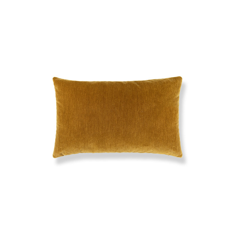 TUDOR VELVET PILLOW, Bourbon, Rectangle - 22"H x 14"W