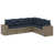 Coussin bleu marine / structure grise est en rupture de stock sélectionné