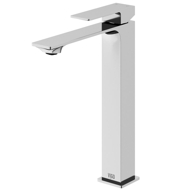 Robinet de lavabo vasque à poignée simple H 11 po Dunn, Chrome