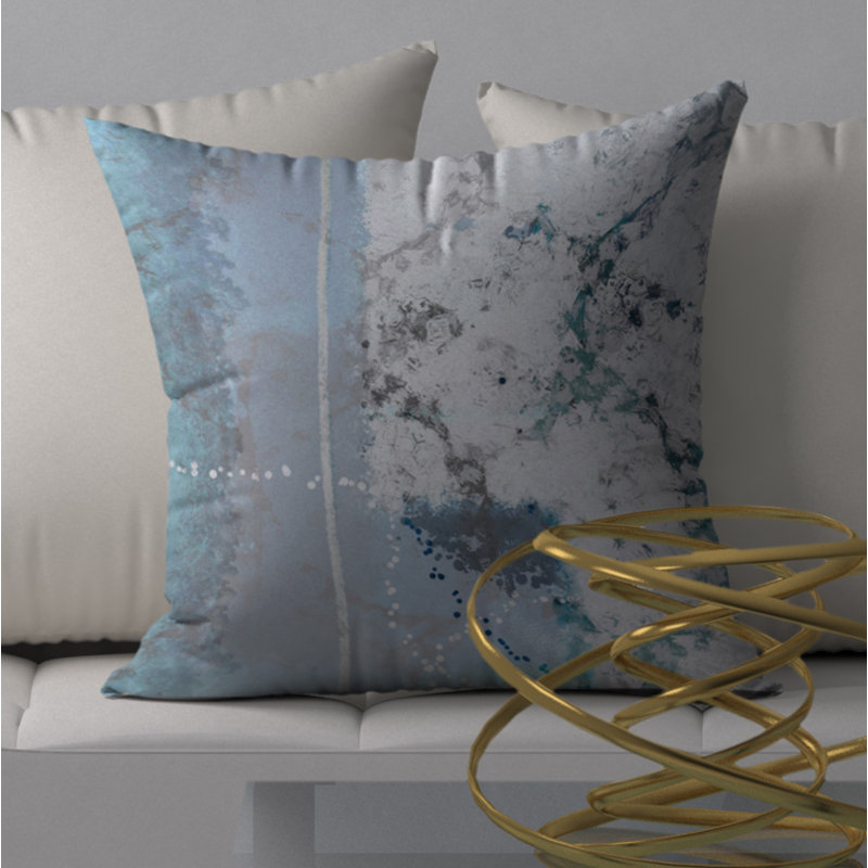 Housse de coussin carrée de bonté exceptionnelle et insert, 24 po x 24 po