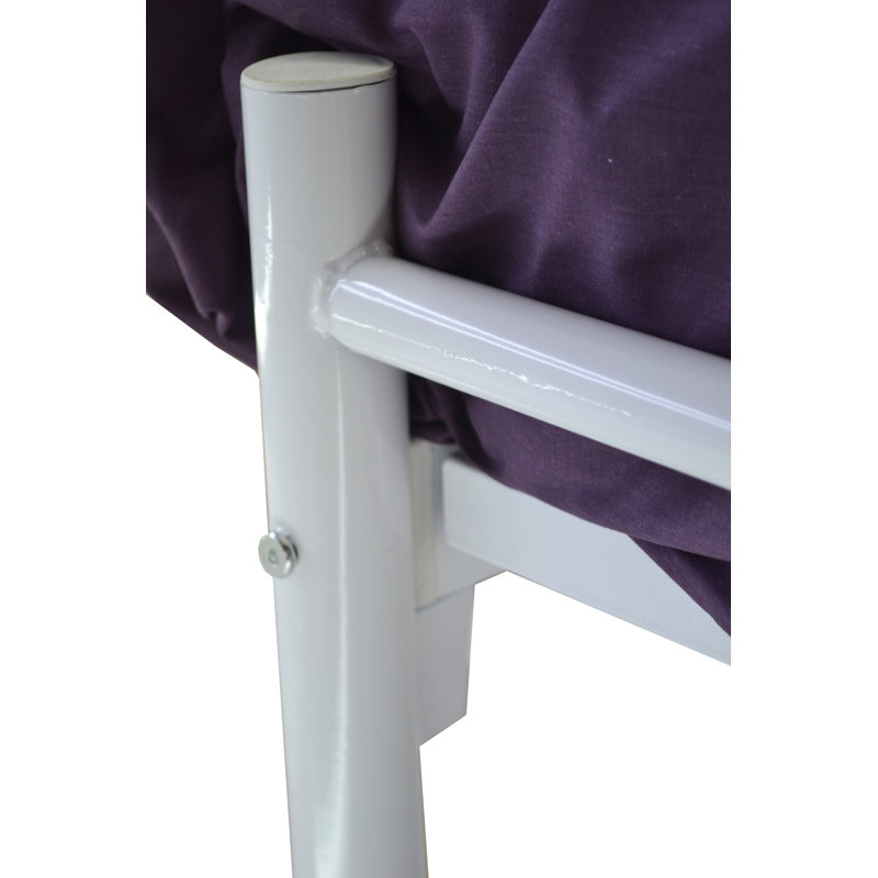 Sussex Metal Bed, White, Double (4'6)