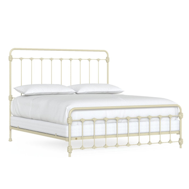 Picket Fence Iron Bed, California King