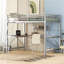 Loft Metal&MDF Bed With Desk And Shelf-106847897-106847895