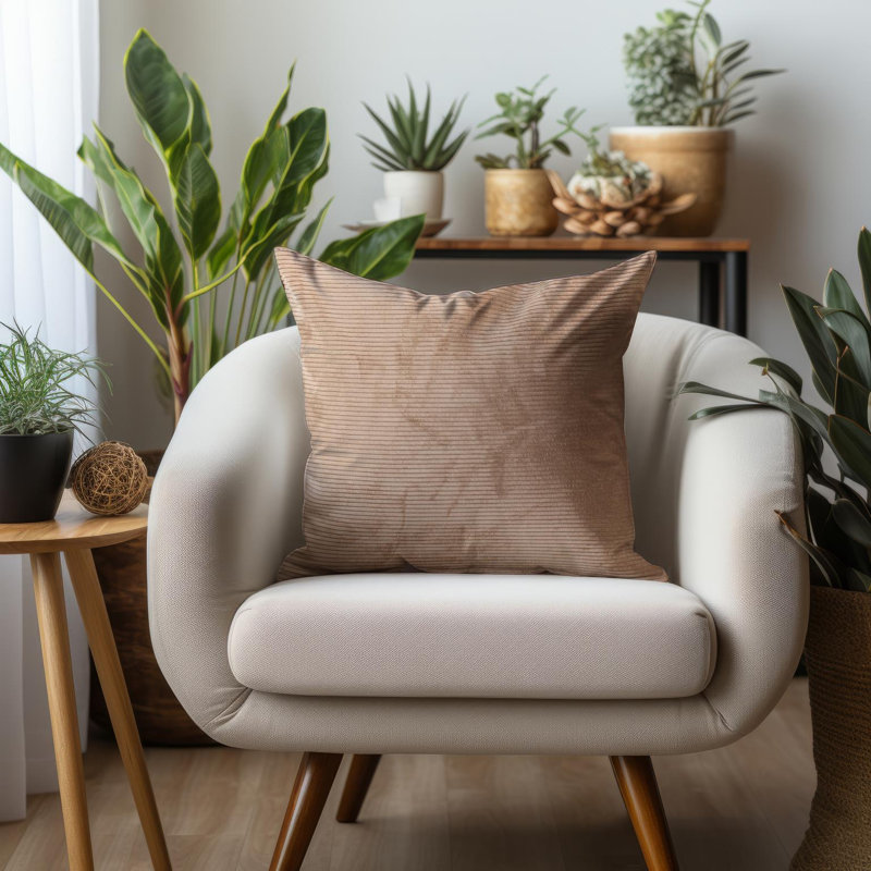 Gousset Pana - Insert en duvet, Sable, Carré, H 20 po x l 20 po