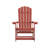 Baltazar Polyresin Wood Indoor/Outdoor Adirondack Rocking Chair-87316160