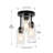 Couto Glass Semi Flush Mount