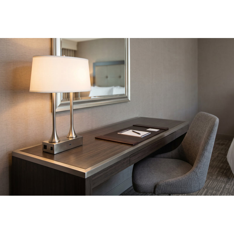 Teardrop Group Metal USB Table Lamp