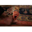 Tapis oriental à teinture végétale orange 9 x 11