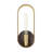 Ahmadou Steel Flush Mounted Sconce-911366082