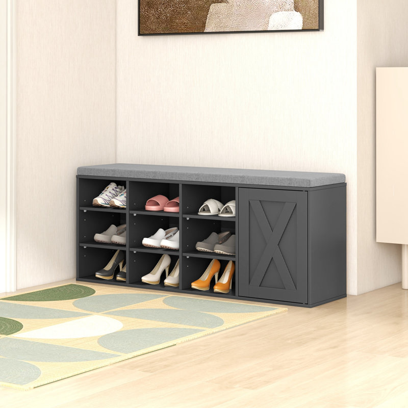 6 paires de rangement pour chaussures, Grey