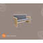 Pirtleville Manufactured Wood Wood Outdoor Bench-551294730