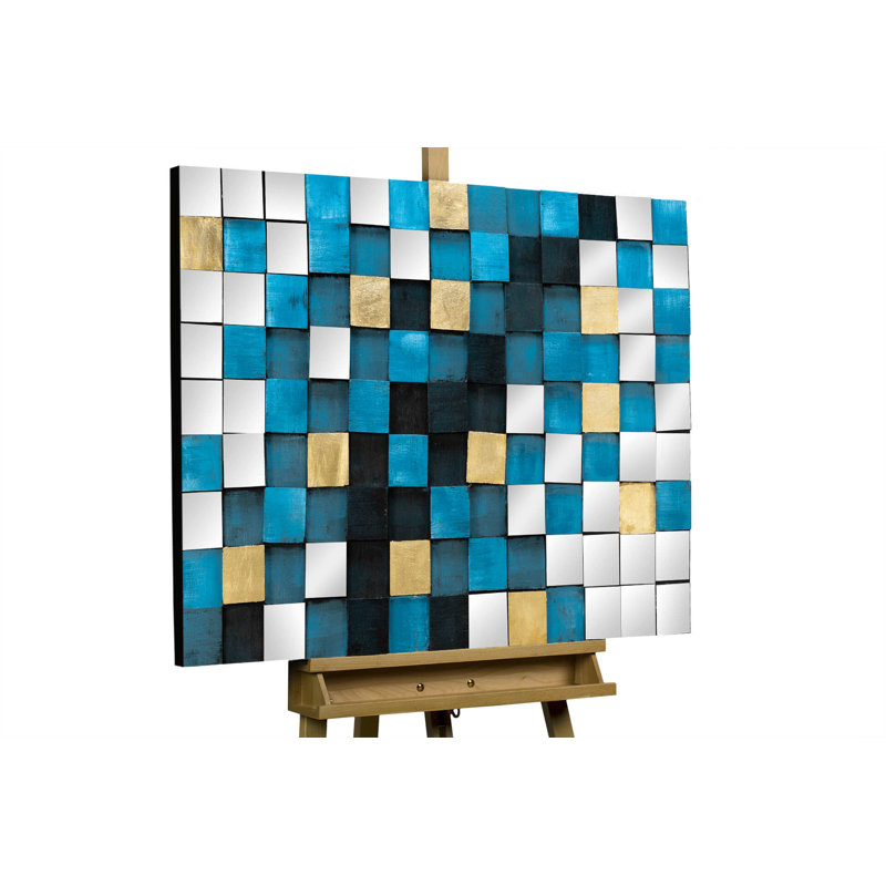 Shimmering Sea Print on Wood