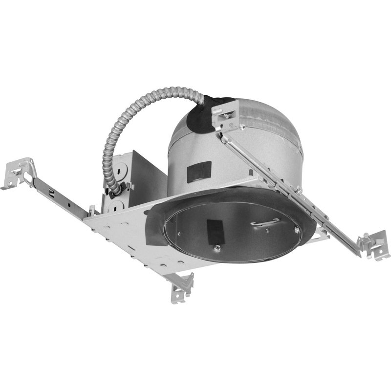 6" Gray Steel Shallow Remodel Recessed Housing