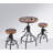Kailar Adjustable Height Counter Stool with Metal Frame