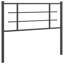 Vidaxl Metal Replace Headboard Black 75 Cm-124390505
