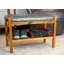 Banc de rangement en similicuir Aavan