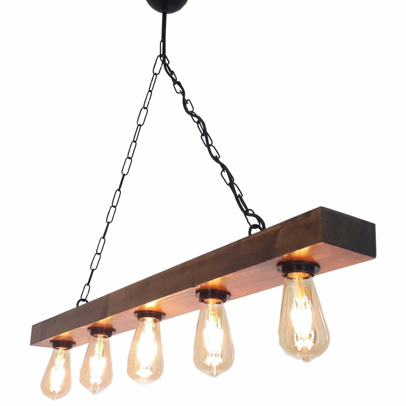 Lustre unique à 5 lumières Loui