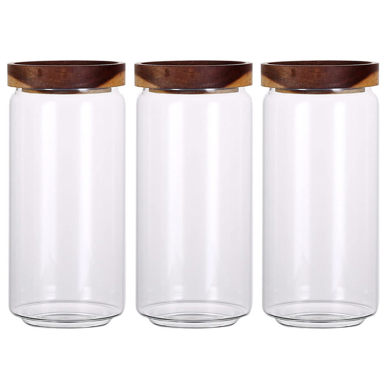 Glass Jar - Set of 3