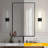 Modern Bathroom Wall Sconce Light Fixture With Frosted Glass Shade, 21 Inch Vanity Lighting For Bathroom Living Room Bedroom, Horizontal Or Vertical Mount, E26 Base Compatible-930642595