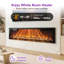 Electric Fireplace For Recessed Or Wall Mount Installation-1448207553