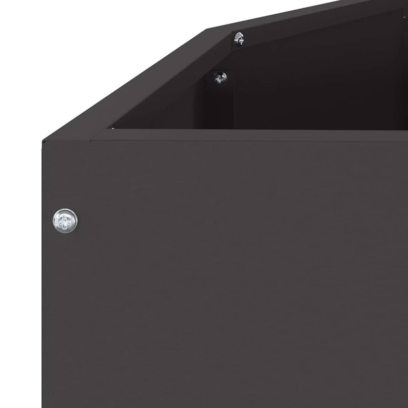 Planter Box, Black, 35cm H x 120cm W x 60cm D