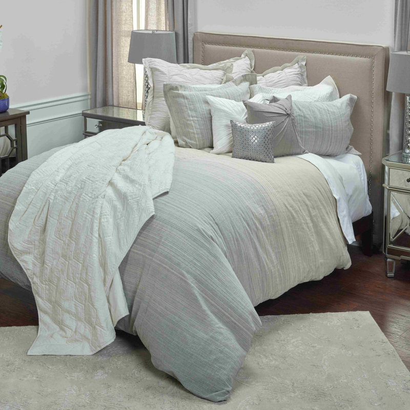 Sebastian Gray and Off-White Cotton Standard Sham