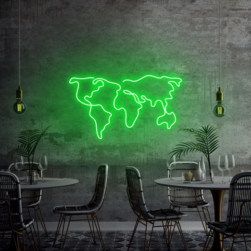 Traditional Entertainment Wall Decor on Resin, Green