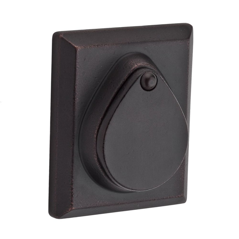 Rustic Square Single Cylinder Deadbolt with Smartkey
