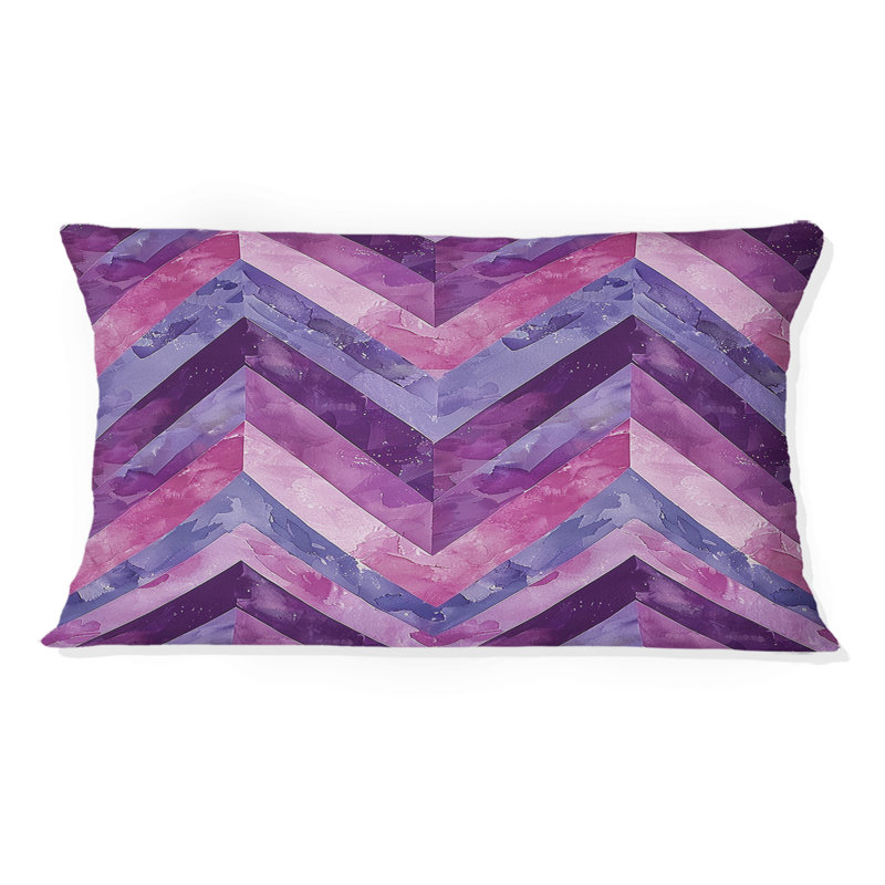Coussin lombaire Glam Chevron