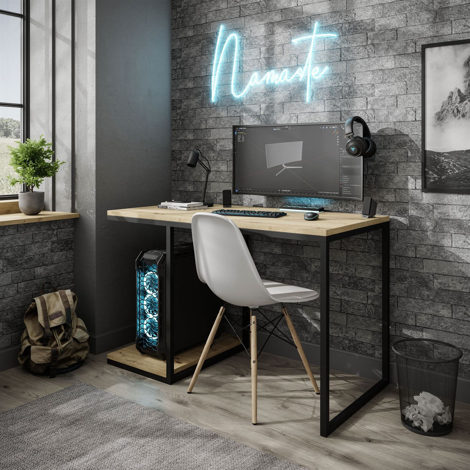 Borough Wharf Berardo 120Cm W Rectangle Writing Desk | Wayfair.co.uk