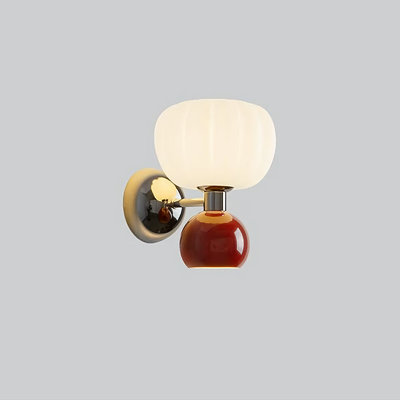 Creative Pumpkin Shape Up Down Bedroom Wall Lamp