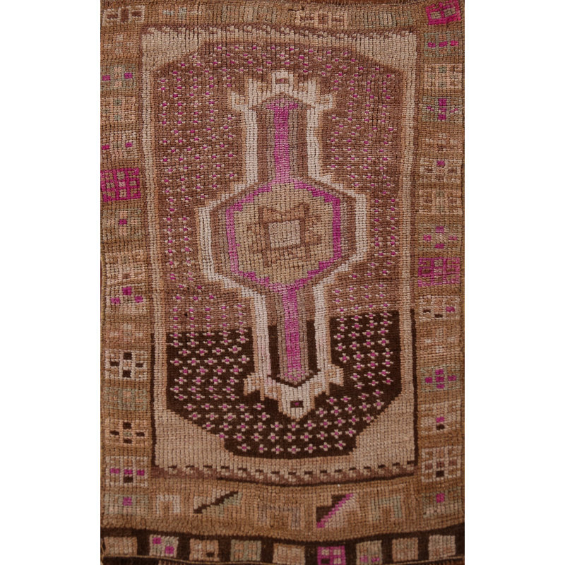 Tapis décoratif antique brun Anatolian